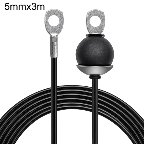 Câble métallique fixe d'accessoires d'équipement de forme physique de 5mm x 3m