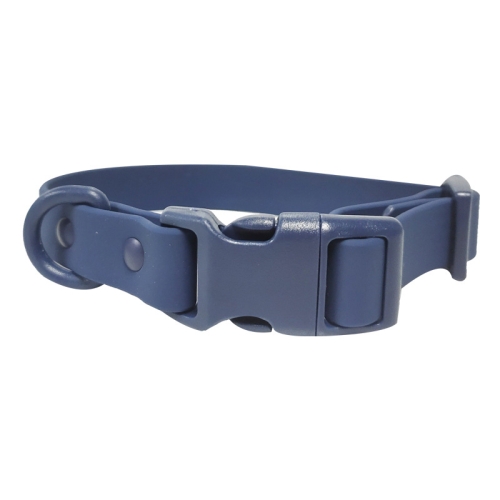 

Adjustable Leash Dog Collar Waterproof Pet Traction Coil, Size: L(Navy Blue)