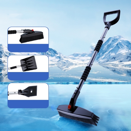 4-in-1 Vehicle Snow Shovel Car Telescopic Removal Portable Deicing  Defrosting Multifunctional Snow