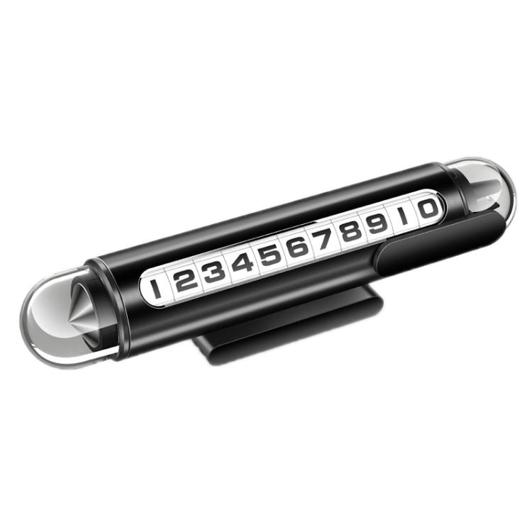 

Hidden Roller Temporary Number Parking Sign Metal Safety Hammer(Black)
