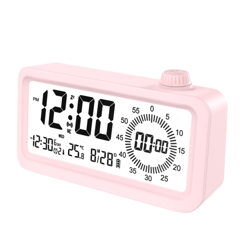 Sveglia Digitale Con Display Led A Batteria Smart Right Pink Rosa Luce  Intelligente 