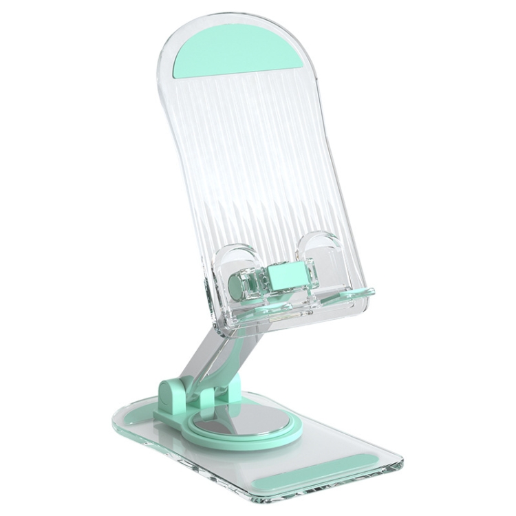 

KF-Z12 Acrylic Foldable Desktop Phone Holder Colorful Lazy Tablet Stand, Color: Green