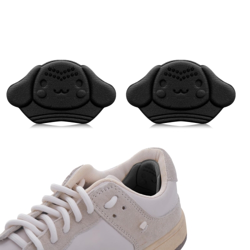 

1pair Heel Pads Shoes Sticker for Children Anti Abrasion Heel Drop Prevention, Spec: Black 3mm