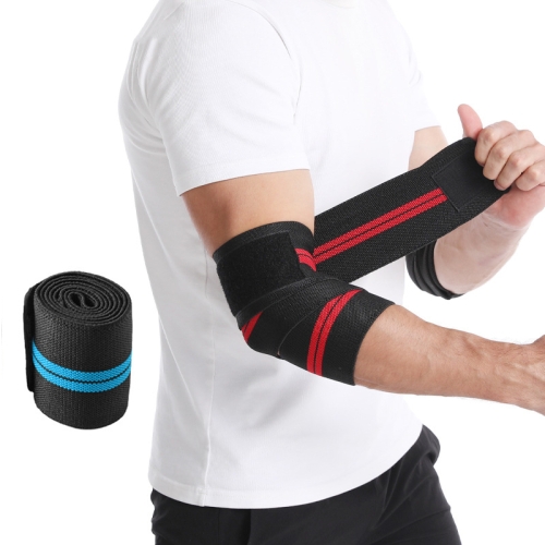 

Compression Elbow Bandage Wrap Sports Elbow Protector 120x8cm(Blue)