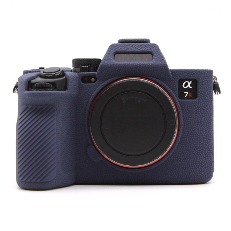 

For Sony A7RV Mirrorless Camera Matte Protective Silicone Case, Color: Blue