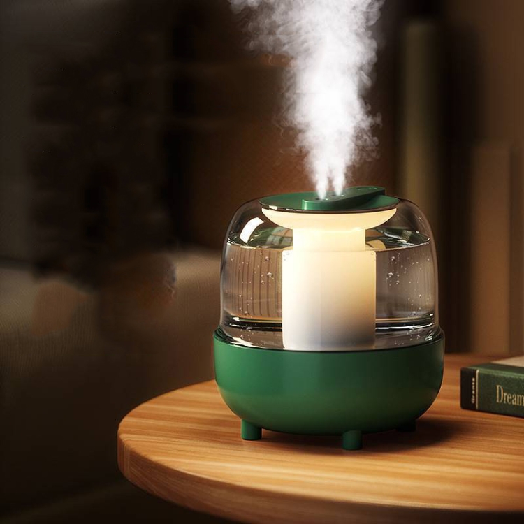

4L Wireless Humidifier USB Oil Diffuser with Night Light(Green)