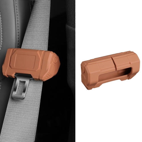 

Large Car Seatbelt Buckle Protective Cover Anti Scratch Silicone Protector For Safety Belt Plugs(Orange)