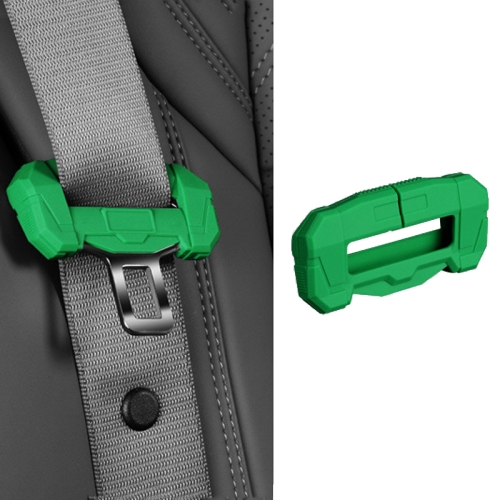 Custodia protettiva per cintura di sicurezza per auto di piccole  dimensioni, protezione in silicone antigraffio per tappi per cintura di  sicurezza (verde)
