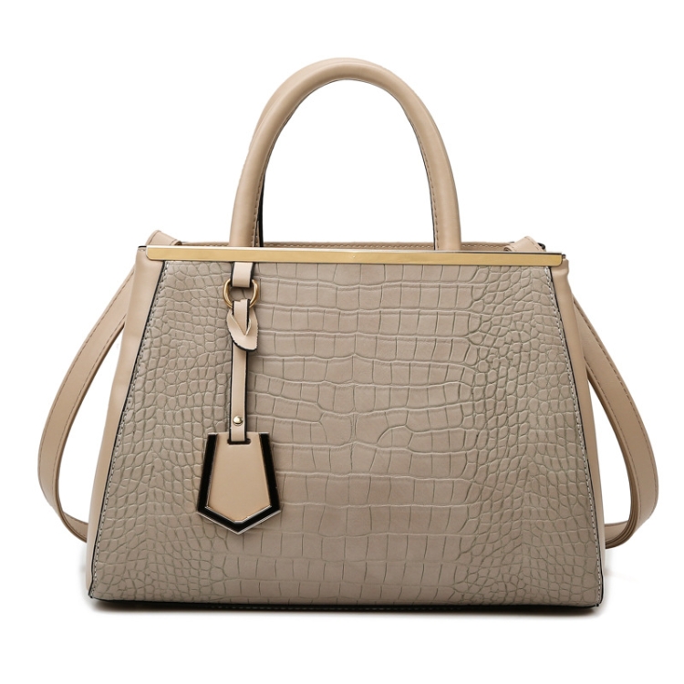 

Women Stone Pattern Patchwork Handbag Shoulder Bag Crossbody Bag(Khaki)