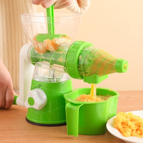 

Hand Juicer Small Portable Food Processor Juice Vegetable Squeezer(Green)