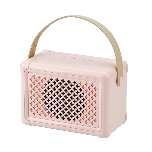 

Portable Bluetooth Speaker Home Mini Karaoke Audio, Style: Single Speaker(Pink)