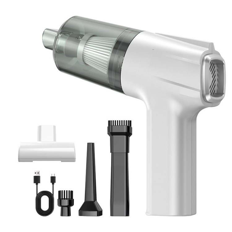 

Car Vacuum Cleaner Handheld Compact Powerful Cleaning Tool For Car And Home Use(White)