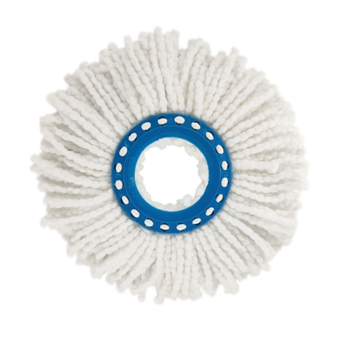 

Fine Fiber Mop Pad For 15.8-16cm 360 Rotating Mop Cotton Yarn Replacement Cloths(Blue)
