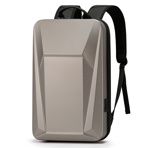 

BANGE BG-7682 Laptop Duffel Bag Mens Business Technology Hard Shell Backpack(Gold)