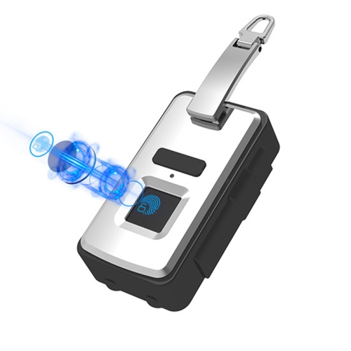 

Embedded Luggage Fingerprint Lock USB Charging Super Long Standby Smart Lock(White)