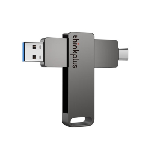 

Lenovo Thinkplus MU110 USB3.2+Type-C Dual Interface Rotation Flash Drive, Size: 32GB(Grey)