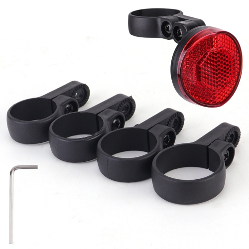 For Airtag Hidden Reflective Tail Light Bicycle Mount(Red) motoforti 4 6 10pcs m6x1 0 warning strip tape reflective sticker plastic universal screw mount reflector decals for motorcycle