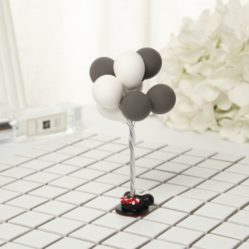 

Car Ornaments Confession Balloons Cute Decorative Supplies, Color: Gray White