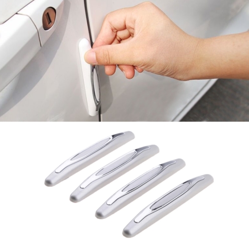 

4pcs/set Car Door Anti-collision Strips Rearview Mirror Anti-scratch Stickers(Grey)