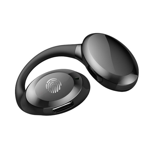 掛耳式無線藍牙耳機OWS防水觸控運動耳機（黑色）