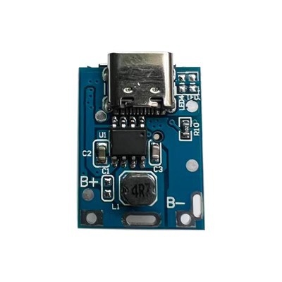 

5V Boost Converter Step-Up Power Module Lithium Battery Charging Protection Board LED Display For DIY Charger 134N3P, Interface: Type-C
