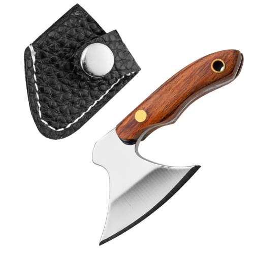 Mini Knife Keychain Portable Removal Express Pendant Accessory With Holster, Model: Axe Sanding