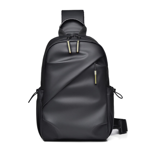 

WEIXIER 2122 Casual Single-Shoulder Crossbody Chest Bag Large Capacity Waterproof Motorcycle Bag(Black)