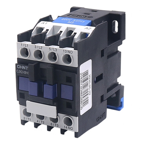 

CHNT CJX2-0910 9A 220V Silver Alloy Contacts Multi-Purpose Single-Phase AC Contactor