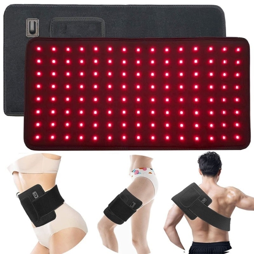 

120 LEDs Red Light + Infrared Light Therapy Belt For Back Shoulder Waist Pain Relief US Plug