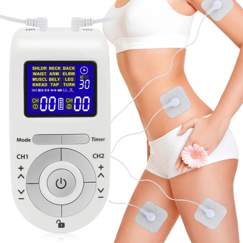12 Modes TENS Machine Low Frequency Pulse Physiotherapy Device for Pain Relief  HH-8812 facial massager rf with ems usb 4d 5 in 1 massage head home facial device promote face cream absorption 5 light color modes