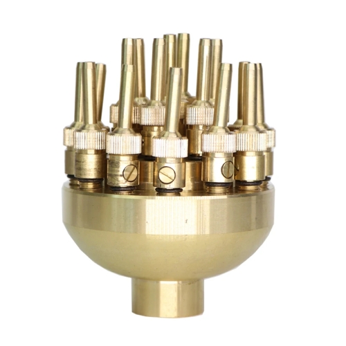 

DN50 2 inch Copper Adjustable 3-Layer Flower Nozzle Waterscape Layer Flower Fountain Sprinklers