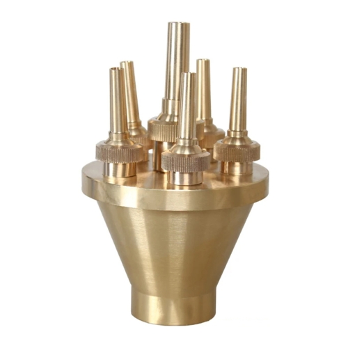 

3 inch Copper Center Straight Up Nozzle Center Main Spray Plaza Landscaping Fountain Equipment