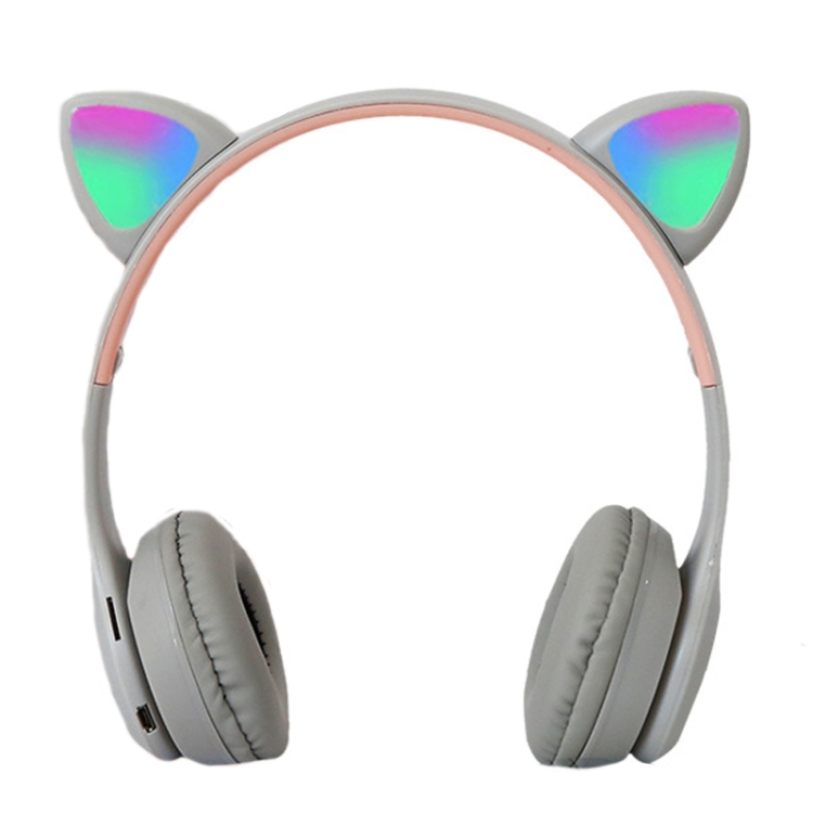 P47M LED Light-emitting Cat Ears Gaming Bluetooth Wireless