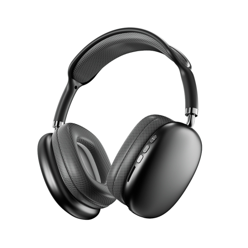 P9 Pro Max HiFi Sound Effect ลดเสียงรบกวนชุดหูฟังไร้สาย Bluetooth (สีดำ)