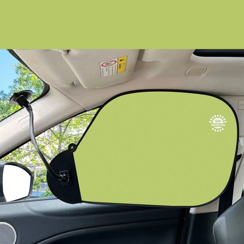 Pare-soleil de fenêtre tout autour de voiture, protection solaire réglable,  isolation thermique, pare-soleil (vert