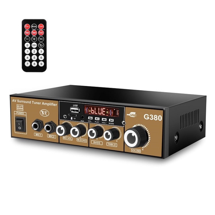 

Car High-power Bluetooth Plug-in Card Digital Smart Amplifier(US Plug)