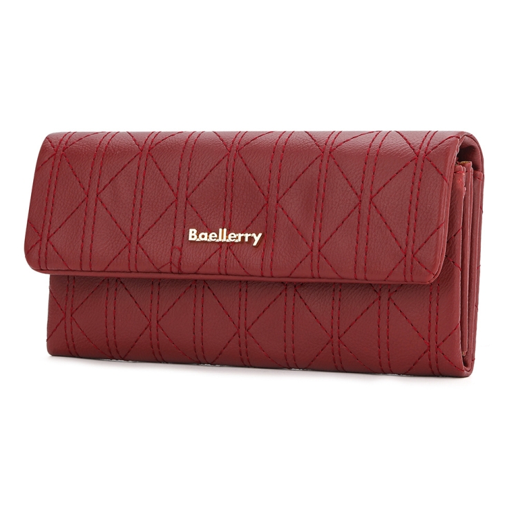 Baellerry N8918 Ladies Long Large Capacity Wallet Magnetic