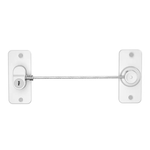 

Multifunctional Children Window Safety Lock With Key Refrigerator Cabinet Lock Dual Purpose Limator(White)