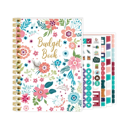 

Weekly and Monthly Planner & Sticker Set Schedule Handbook Budget Notebook(JH001)