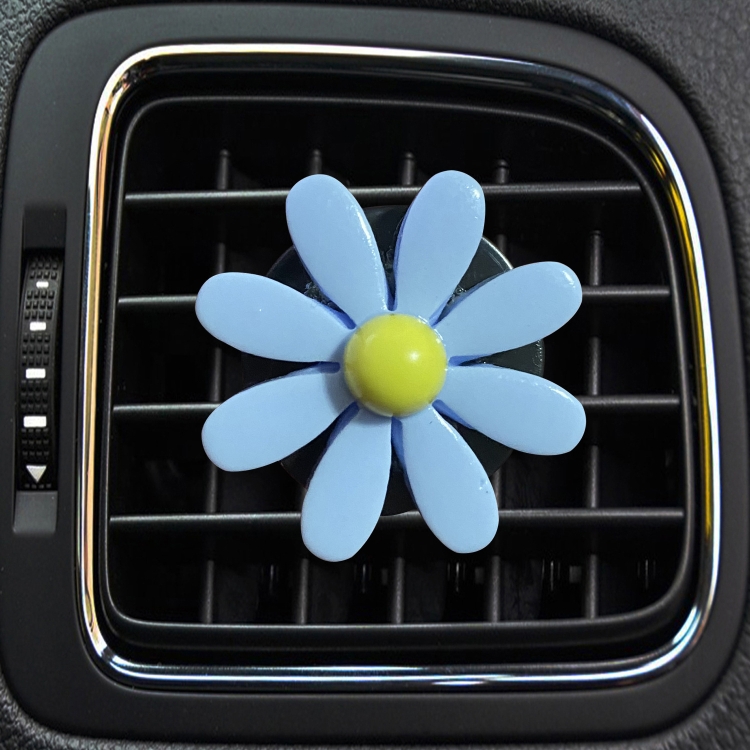 

Colorful Daisy Car Decorative Air Vent Aromatherapy Clip, Color: Blue