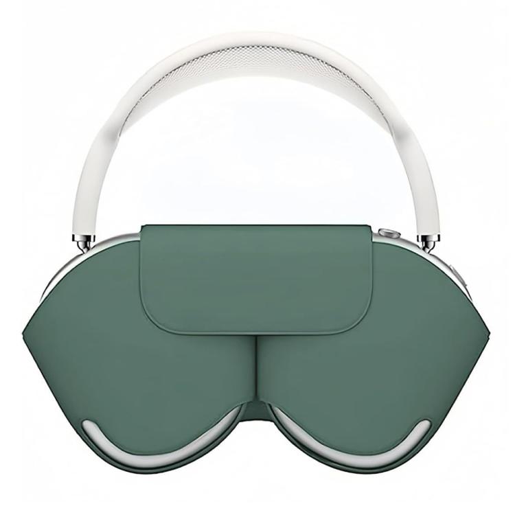 

For AirPods Max Headphone Protective Cover Soft Case (Dark Green)