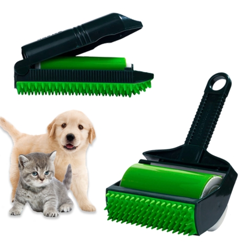 Rimuovi peli di animali domestici riutilizzabile Rullo adesivo per la  pulizia dei peli Togli pelucchi lavabile Pulitore per polvere per  vestiti(Verde)