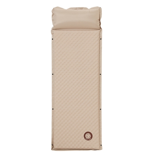 

CSTUR Outdoor Thickened 5cm Automatic Inflatable Mat Tent Camping Moistureproof Sleeping Pad, Style: Single People Use khaki