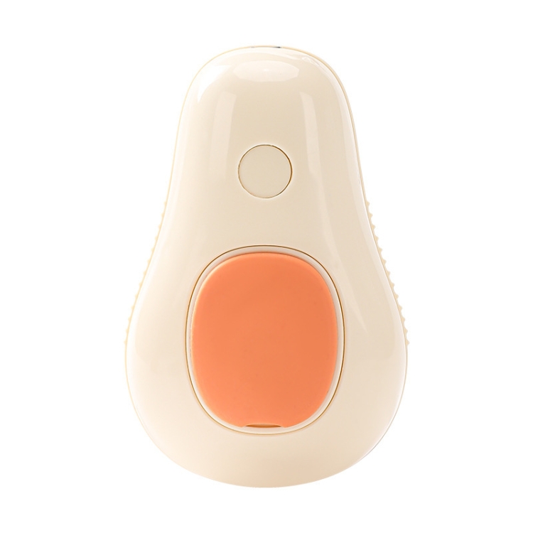 

Avocado Shaped Pet Spray Massage Brush Motorized Bath Hair Removal Brush For Dogs And Cats(White)
