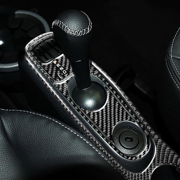

For 2011-2015 Benz Smart Fortwo 4pcs /Set Gearshift + Armrest Sticker Set Type B(Black)