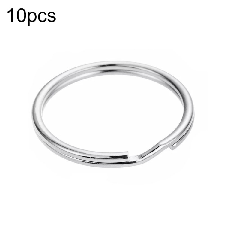 

10pcs 1.5 X 25mm Key Holder Ring Metal Key Chain Charm Ring