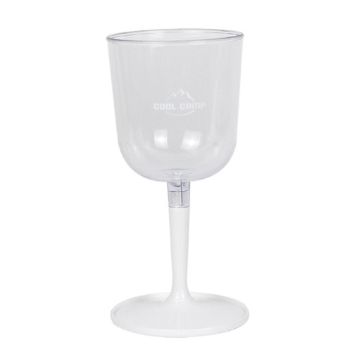 

COOL CAMP CF-523 Removable Portable Outdoor Camping Wine Glass Shatterproof Resin Collapsible Champagne Cup(White)