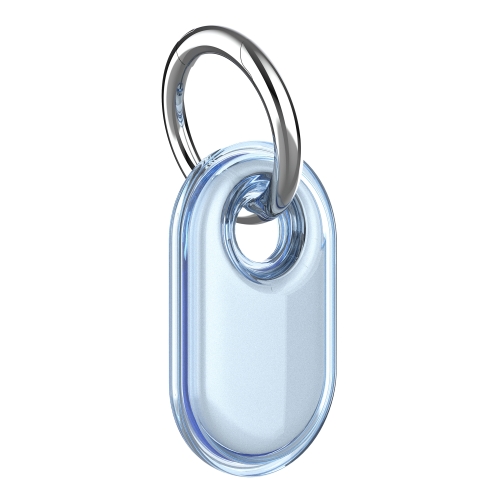 

For Samsung Galaxy SmartTag 2 Keychain All Inclusive IP68 Waterproof Protective Case(Transparent Blue)
