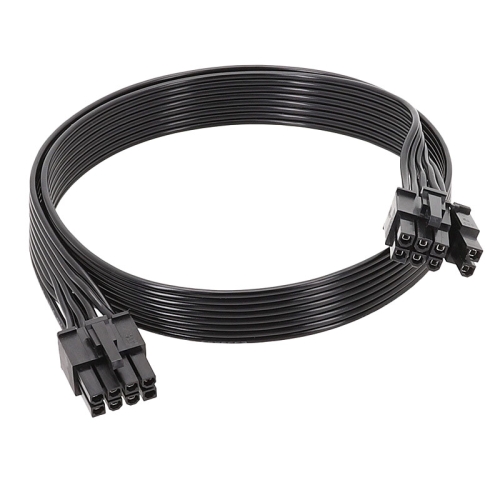 60cm For Corsair 18AWG Flat Cable Power Module Cable Graphics Card Module Cable 8Pin To 8Pin 6+2(Block Type)