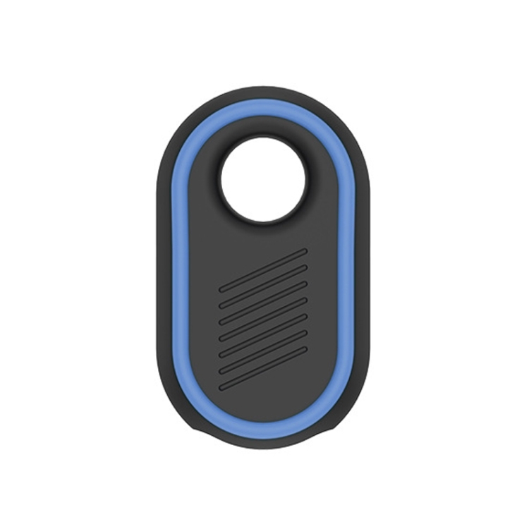 

For Samsung Galaxy SmartTag2 Life Waterproof Silicone Protection Case With Hanging Ring(Luminous Blue)